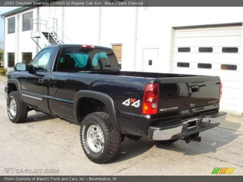 Black / Dark Charcoal 2003 Chevrolet Silverado 2500HD LS Regular Cab 4x4