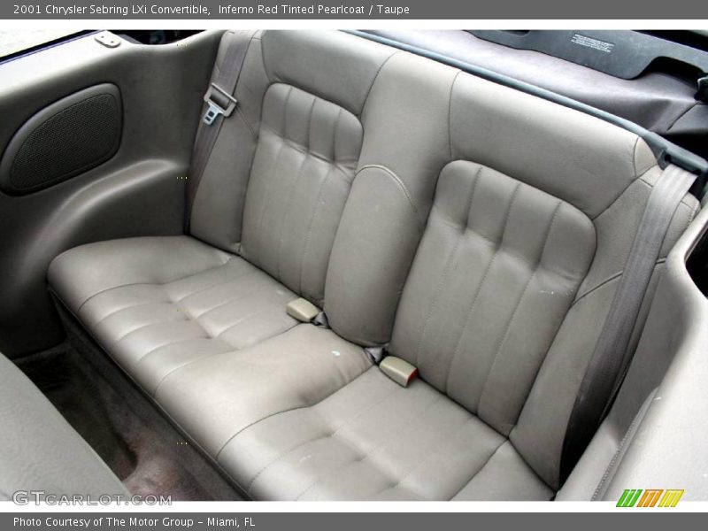 Inferno Red Tinted Pearlcoat / Taupe 2001 Chrysler Sebring LXi Convertible