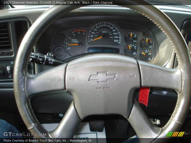 Black / Dark Charcoal 2003 Chevrolet Silverado 2500HD LS Regular Cab 4x4