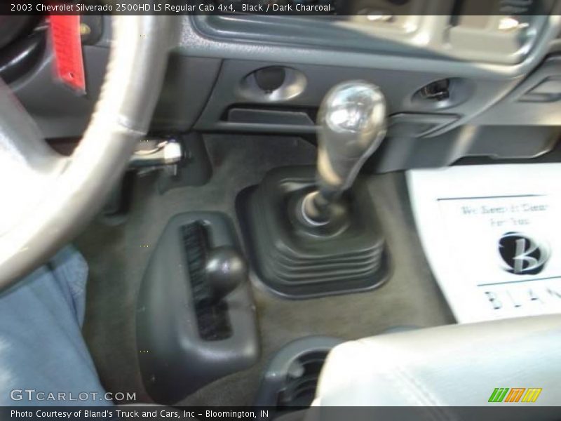 Black / Dark Charcoal 2003 Chevrolet Silverado 2500HD LS Regular Cab 4x4