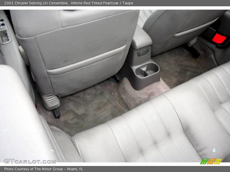 Inferno Red Tinted Pearlcoat / Taupe 2001 Chrysler Sebring LXi Convertible