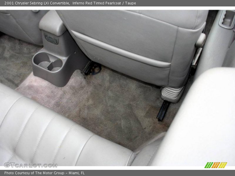 Inferno Red Tinted Pearlcoat / Taupe 2001 Chrysler Sebring LXi Convertible