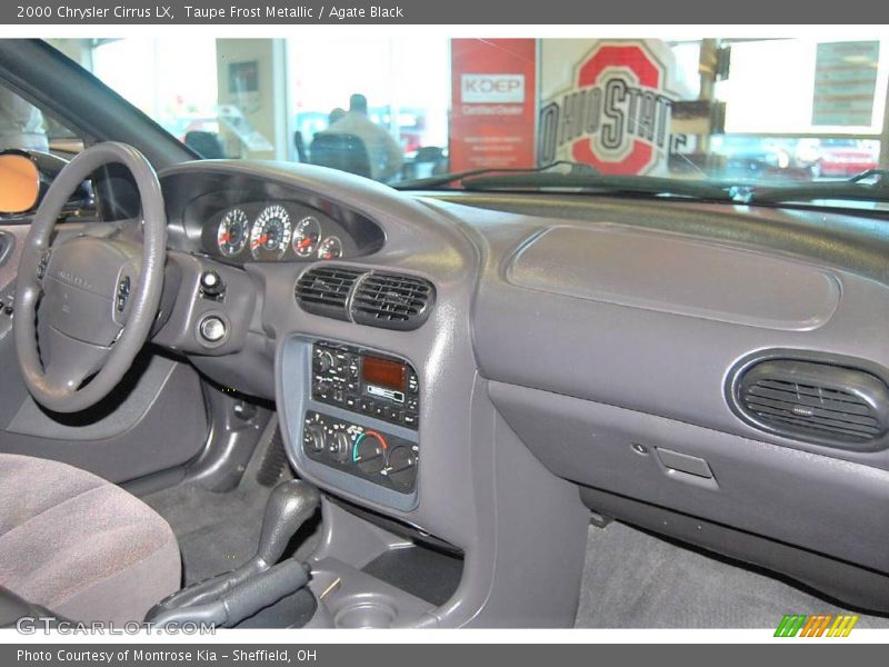 Taupe Frost Metallic / Agate Black 2000 Chrysler Cirrus LX