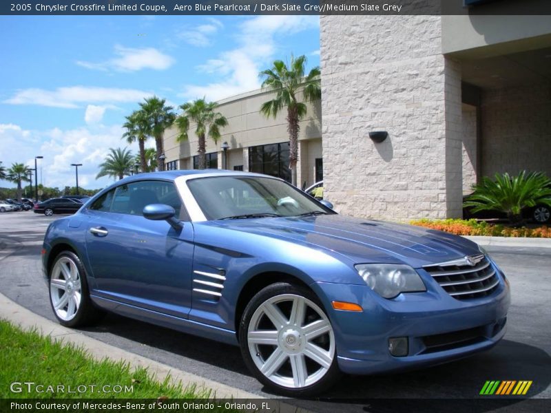 Aero Blue Pearlcoat / Dark Slate Grey/Medium Slate Grey 2005 Chrysler Crossfire Limited Coupe