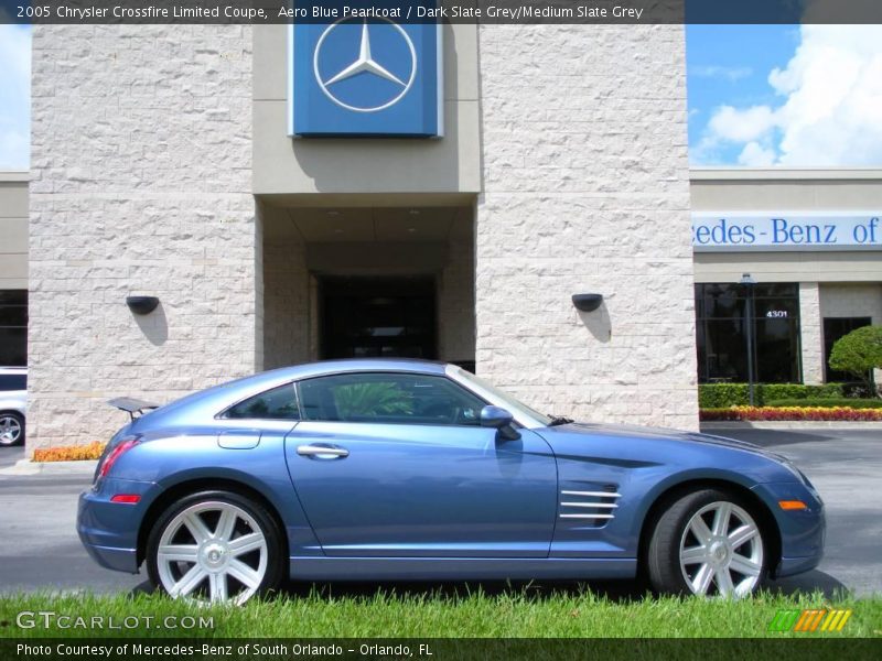 Aero Blue Pearlcoat / Dark Slate Grey/Medium Slate Grey 2005 Chrysler Crossfire Limited Coupe