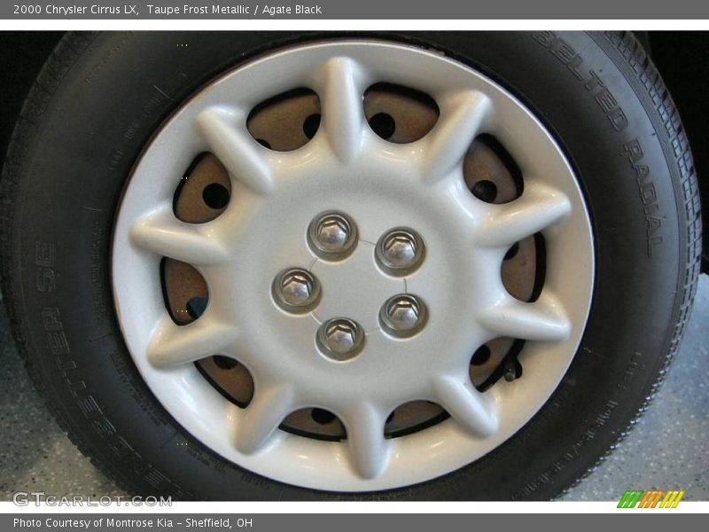 Taupe Frost Metallic / Agate Black 2000 Chrysler Cirrus LX