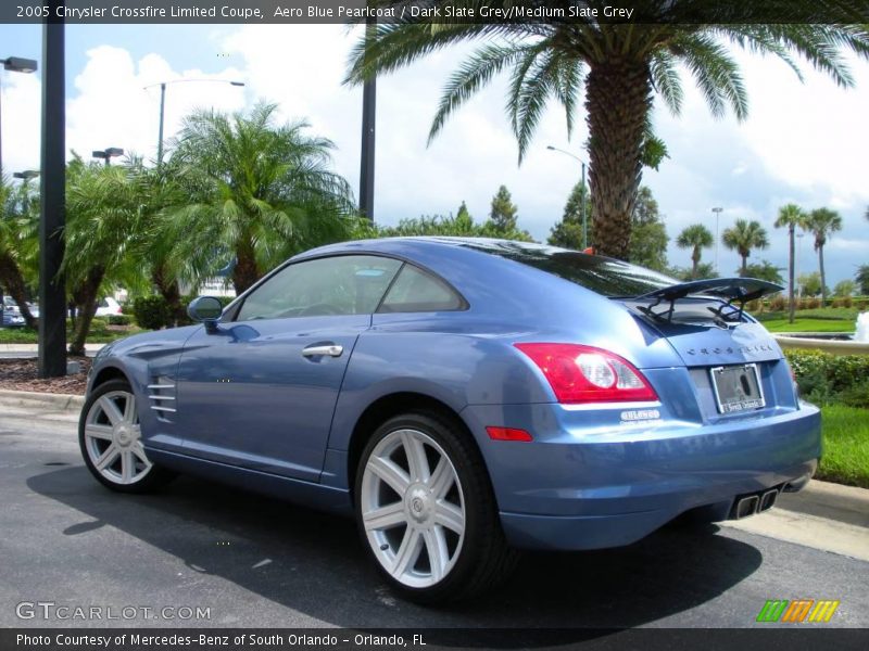 Aero Blue Pearlcoat / Dark Slate Grey/Medium Slate Grey 2005 Chrysler Crossfire Limited Coupe