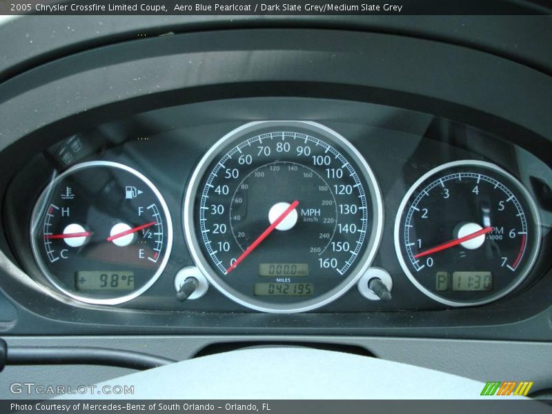  2005 Crossfire Limited Coupe Limited Coupe Gauges