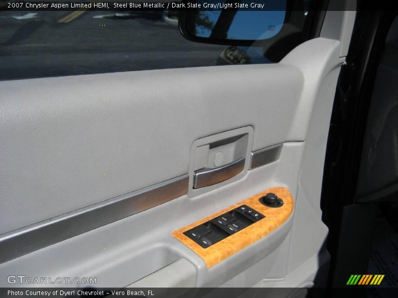Steel Blue Metallic / Dark Slate Gray/Light Slate Gray 2007 Chrysler Aspen Limited HEMI