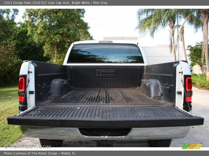 Bright White / Mist Gray 2001 Dodge Ram 1500 SLT Club Cab 4x4