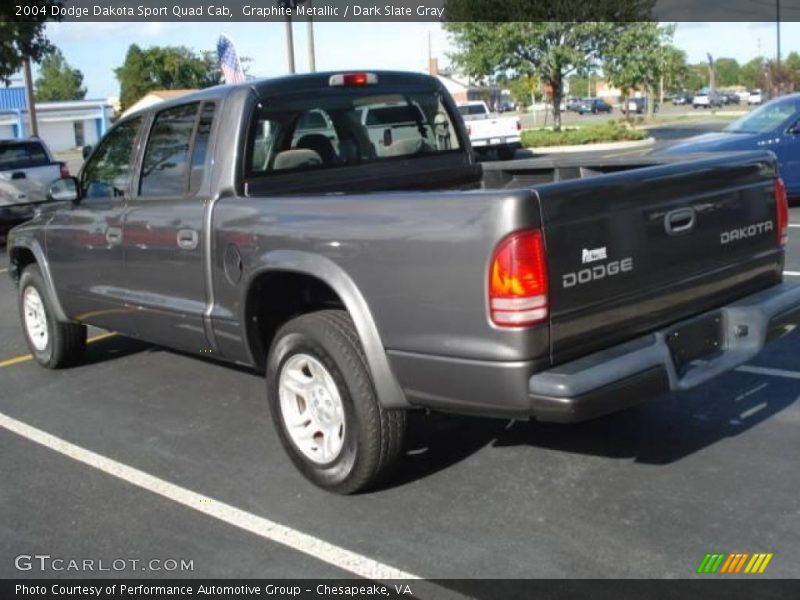 Graphite Metallic / Dark Slate Gray 2004 Dodge Dakota Sport Quad Cab