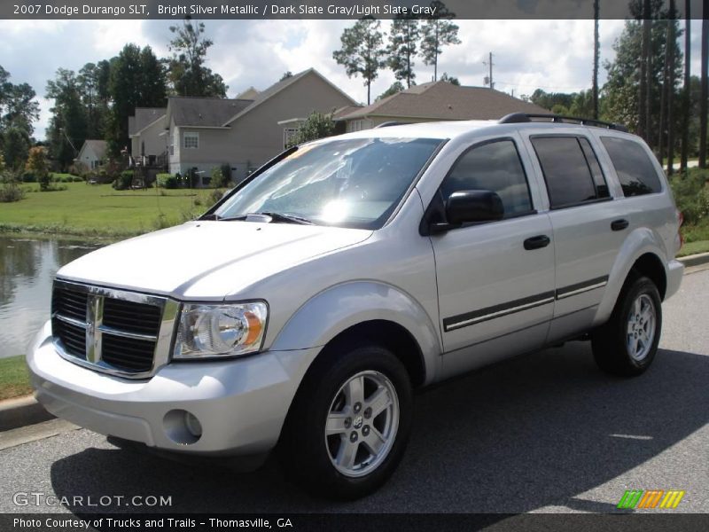 Bright Silver Metallic / Dark Slate Gray/Light Slate Gray 2007 Dodge Durango SLT