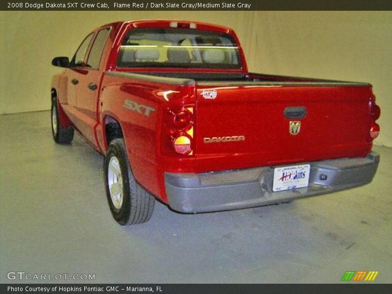 Flame Red / Dark Slate Gray/Medium Slate Gray 2008 Dodge Dakota SXT Crew Cab