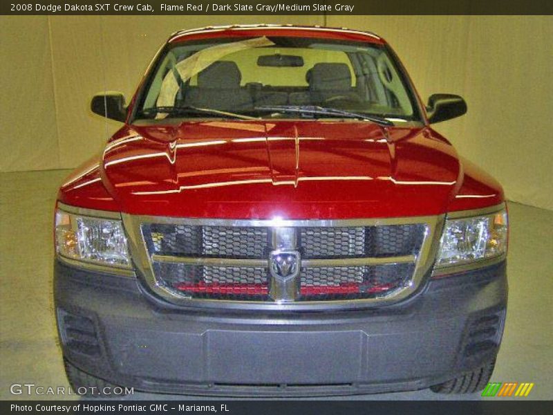Flame Red / Dark Slate Gray/Medium Slate Gray 2008 Dodge Dakota SXT Crew Cab
