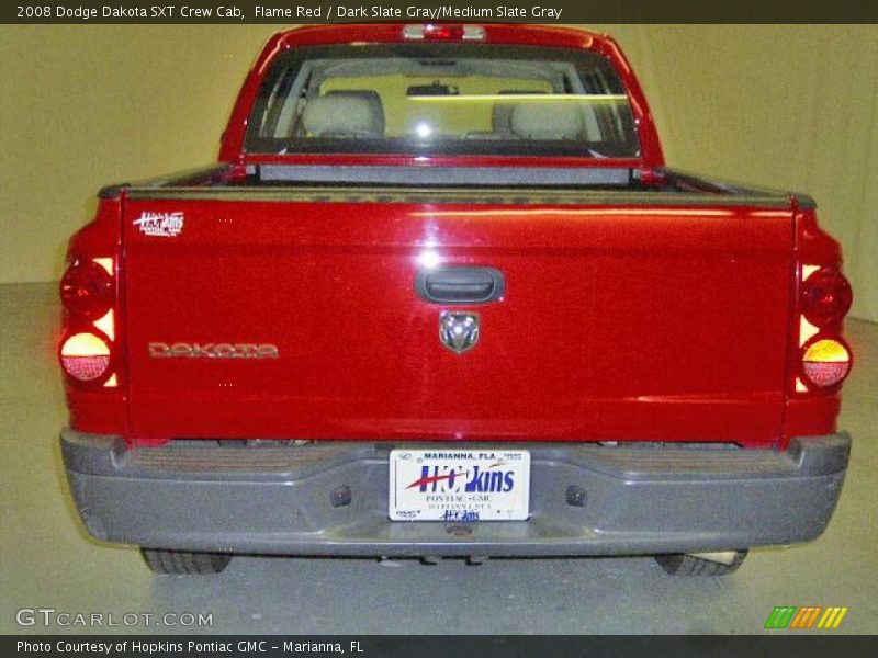 Flame Red / Dark Slate Gray/Medium Slate Gray 2008 Dodge Dakota SXT Crew Cab