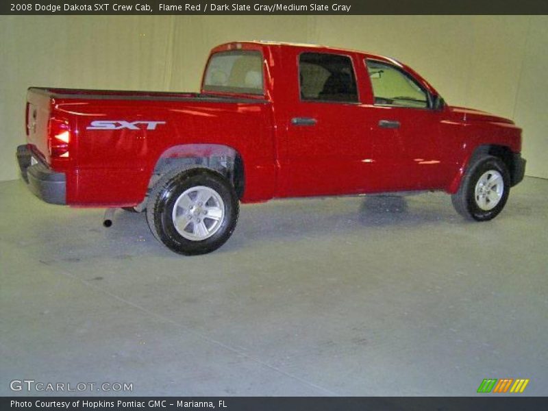 Flame Red / Dark Slate Gray/Medium Slate Gray 2008 Dodge Dakota SXT Crew Cab