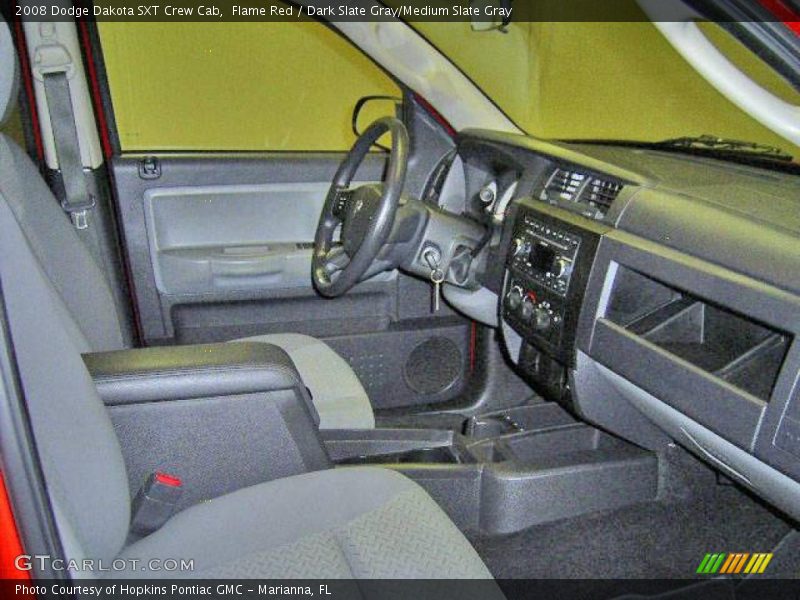 Flame Red / Dark Slate Gray/Medium Slate Gray 2008 Dodge Dakota SXT Crew Cab