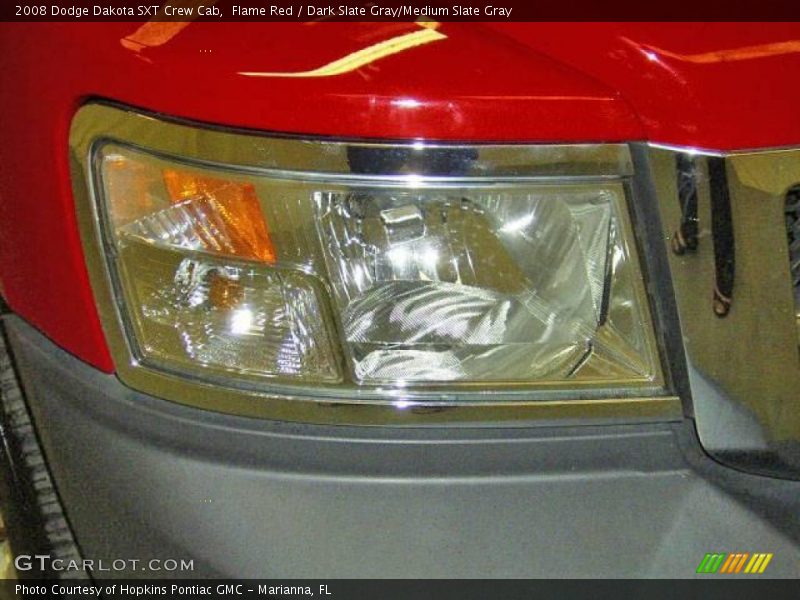 Flame Red / Dark Slate Gray/Medium Slate Gray 2008 Dodge Dakota SXT Crew Cab