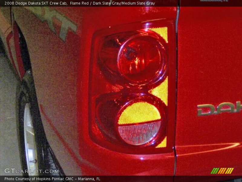 Flame Red / Dark Slate Gray/Medium Slate Gray 2008 Dodge Dakota SXT Crew Cab