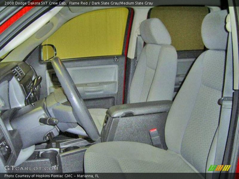 Flame Red / Dark Slate Gray/Medium Slate Gray 2008 Dodge Dakota SXT Crew Cab