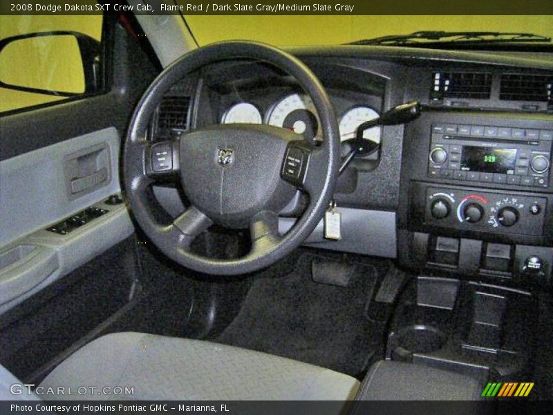 Flame Red / Dark Slate Gray/Medium Slate Gray 2008 Dodge Dakota SXT Crew Cab