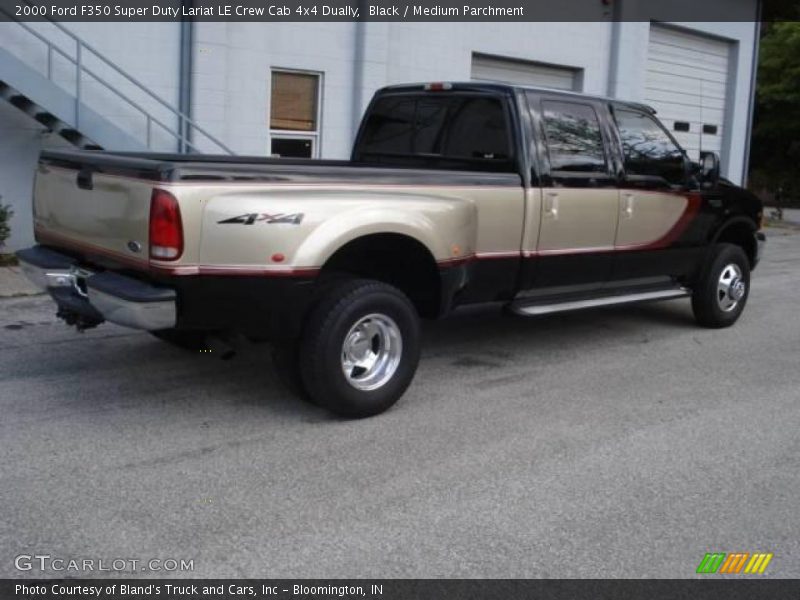 Black / Medium Parchment 2000 Ford F350 Super Duty Lariat LE Crew Cab 4x4 Dually