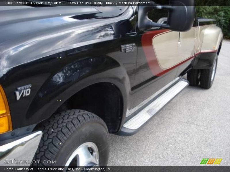 Black / Medium Parchment 2000 Ford F350 Super Duty Lariat LE Crew Cab 4x4 Dually