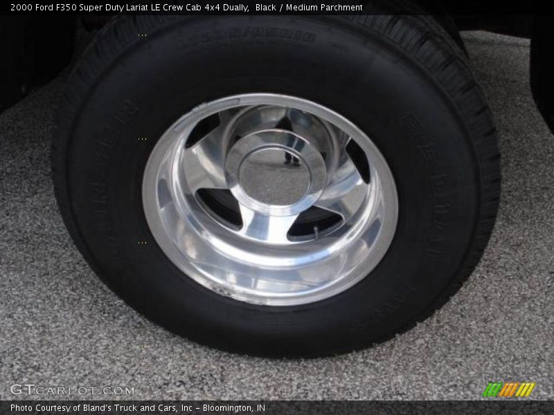Black / Medium Parchment 2000 Ford F350 Super Duty Lariat LE Crew Cab 4x4 Dually