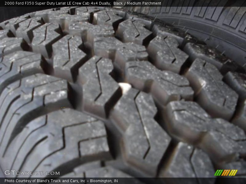 Black / Medium Parchment 2000 Ford F350 Super Duty Lariat LE Crew Cab 4x4 Dually