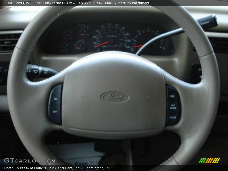 Black / Medium Parchment 2000 Ford F350 Super Duty Lariat LE Crew Cab 4x4 Dually
