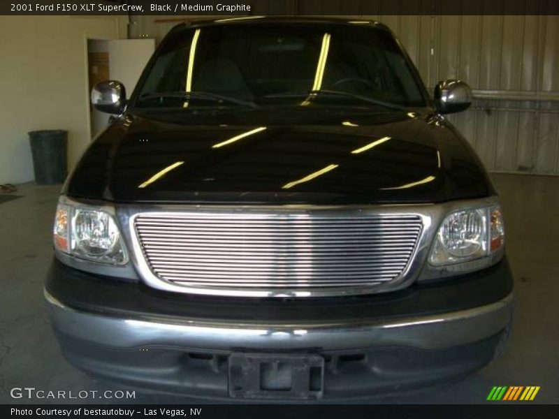Black / Medium Graphite 2001 Ford F150 XLT SuperCrew