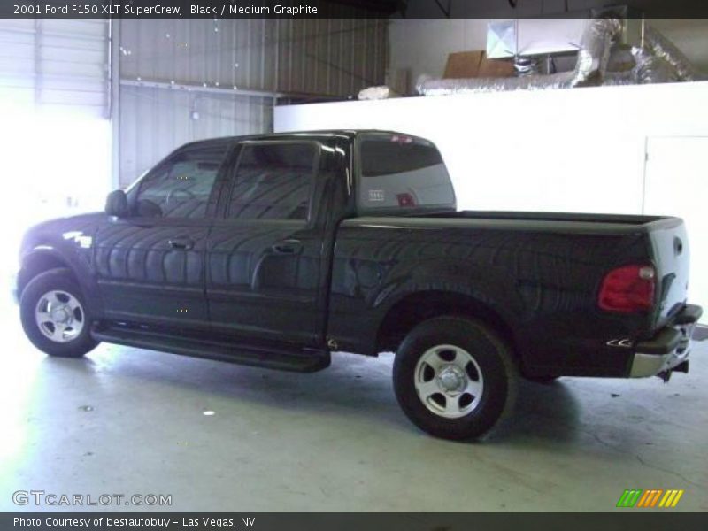 Black / Medium Graphite 2001 Ford F150 XLT SuperCrew