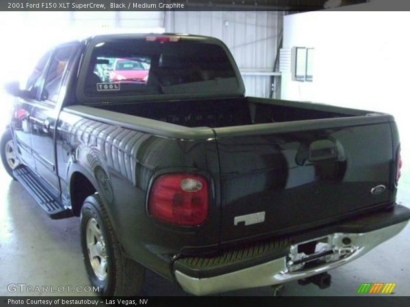 Black / Medium Graphite 2001 Ford F150 XLT SuperCrew