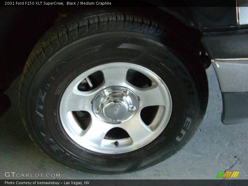 Black / Medium Graphite 2001 Ford F150 XLT SuperCrew