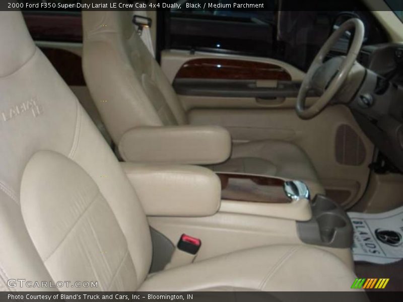 Black / Medium Parchment 2000 Ford F350 Super Duty Lariat LE Crew Cab 4x4 Dually