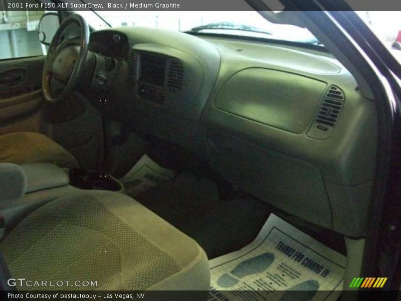 Black / Medium Graphite 2001 Ford F150 XLT SuperCrew