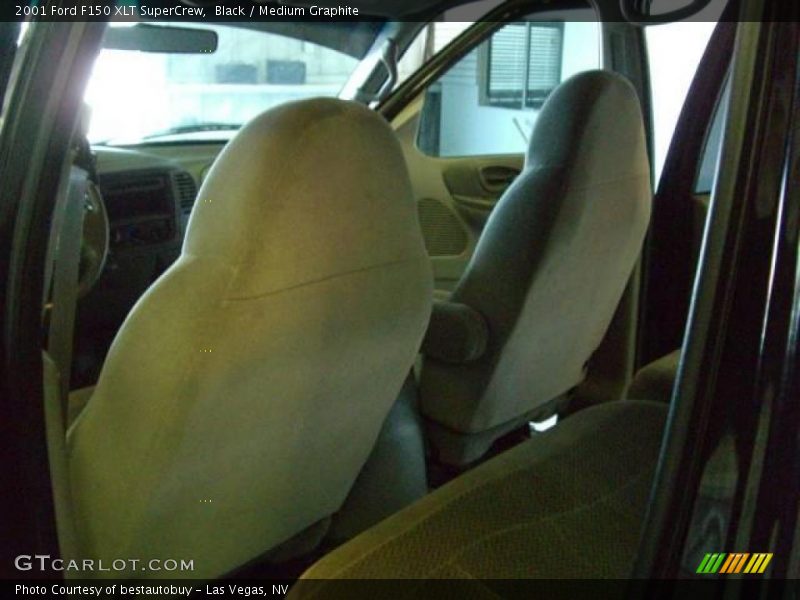 Black / Medium Graphite 2001 Ford F150 XLT SuperCrew