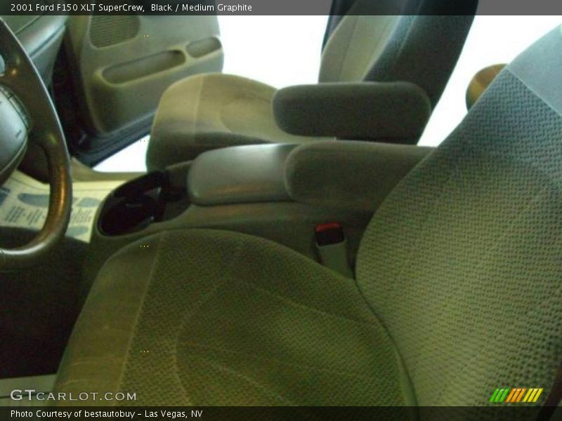 Black / Medium Graphite 2001 Ford F150 XLT SuperCrew