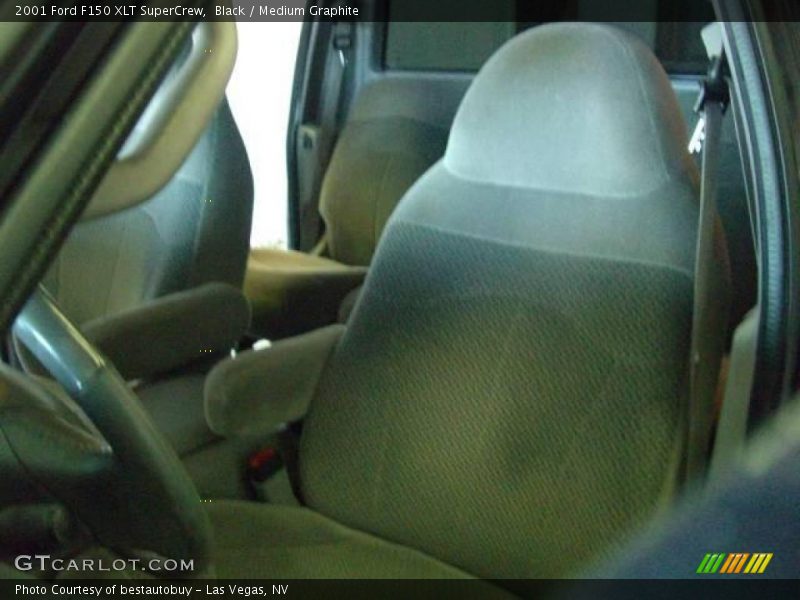 Black / Medium Graphite 2001 Ford F150 XLT SuperCrew