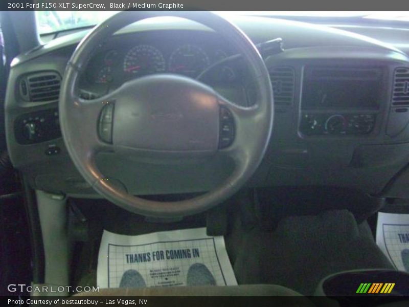 Black / Medium Graphite 2001 Ford F150 XLT SuperCrew