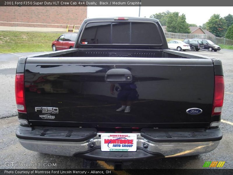 Black / Medium Graphite 2001 Ford F350 Super Duty XLT Crew Cab 4x4 Dually