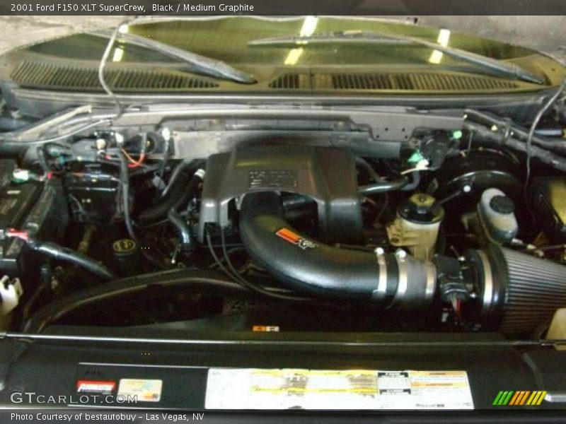 Black / Medium Graphite 2001 Ford F150 XLT SuperCrew