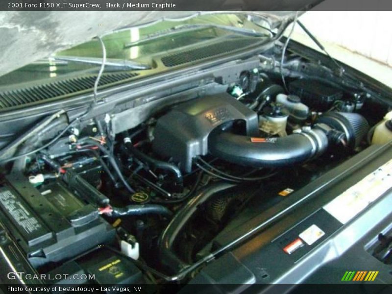 Black / Medium Graphite 2001 Ford F150 XLT SuperCrew