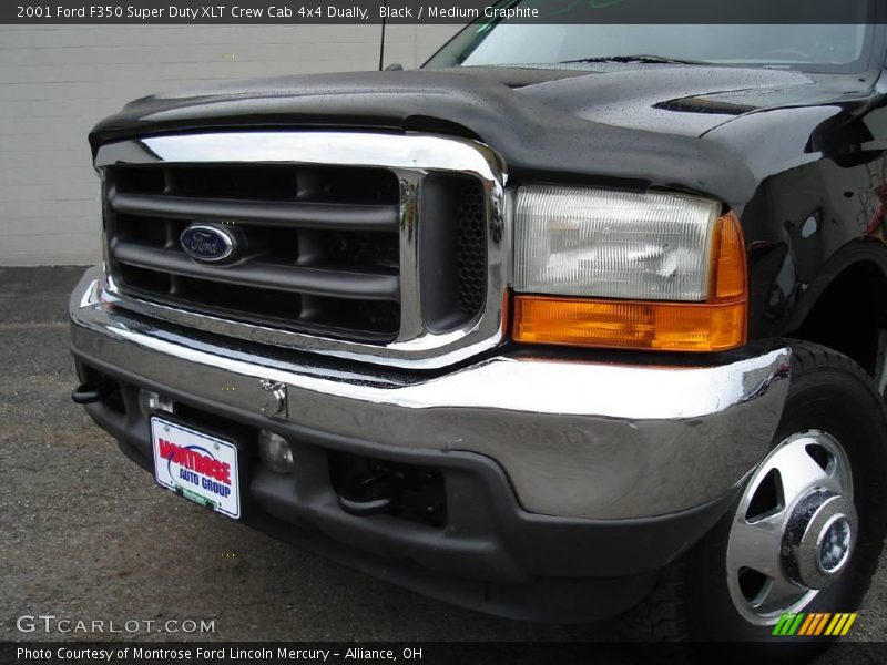 Black / Medium Graphite 2001 Ford F350 Super Duty XLT Crew Cab 4x4 Dually