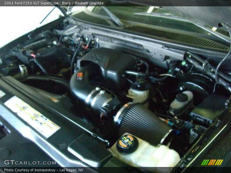 Black / Medium Graphite 2001 Ford F150 XLT SuperCrew