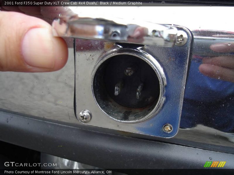 Black / Medium Graphite 2001 Ford F350 Super Duty XLT Crew Cab 4x4 Dually