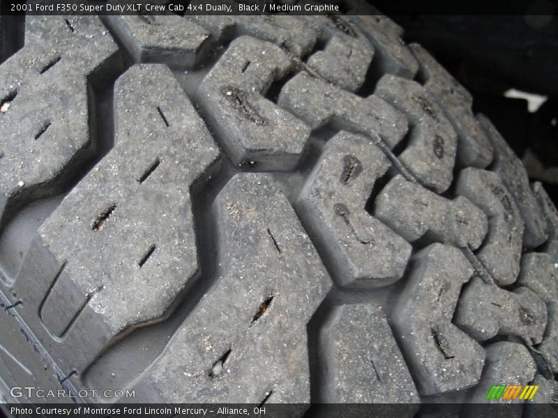 Black / Medium Graphite 2001 Ford F350 Super Duty XLT Crew Cab 4x4 Dually