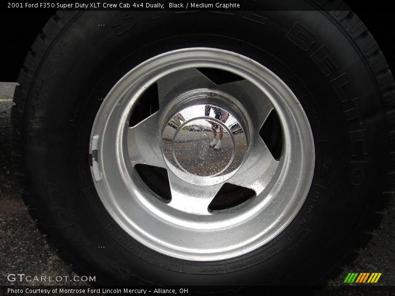 Black / Medium Graphite 2001 Ford F350 Super Duty XLT Crew Cab 4x4 Dually