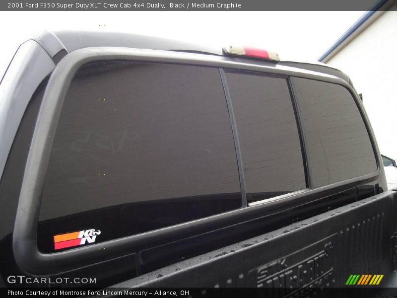 Black / Medium Graphite 2001 Ford F350 Super Duty XLT Crew Cab 4x4 Dually