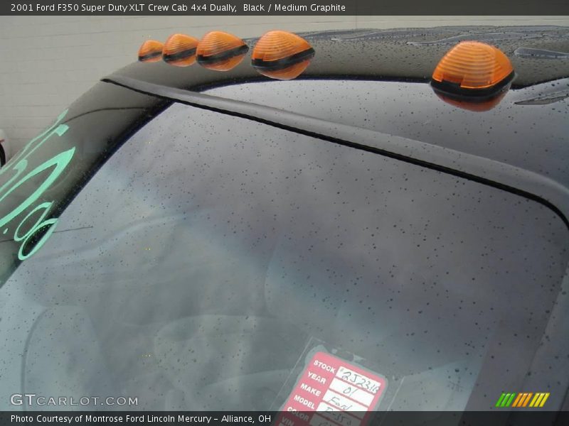 Black / Medium Graphite 2001 Ford F350 Super Duty XLT Crew Cab 4x4 Dually